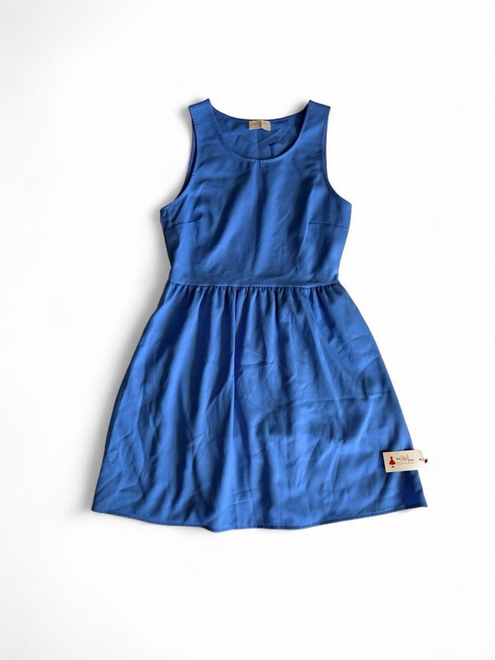 NWT Everly Clean Cut Dress – Sky Blue – Red Dress Boutique